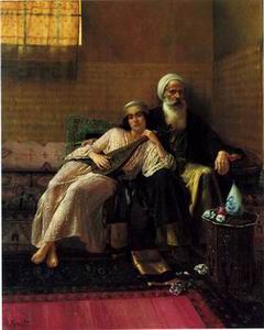 unknow artist Arab or Arabic people and life. Orientalism oil paintings 03